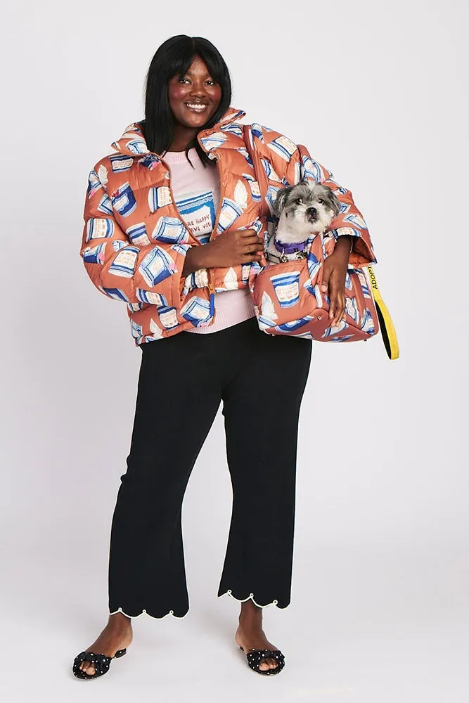 Little Beast x Rachel Antonoff Puffer Dog Carrier