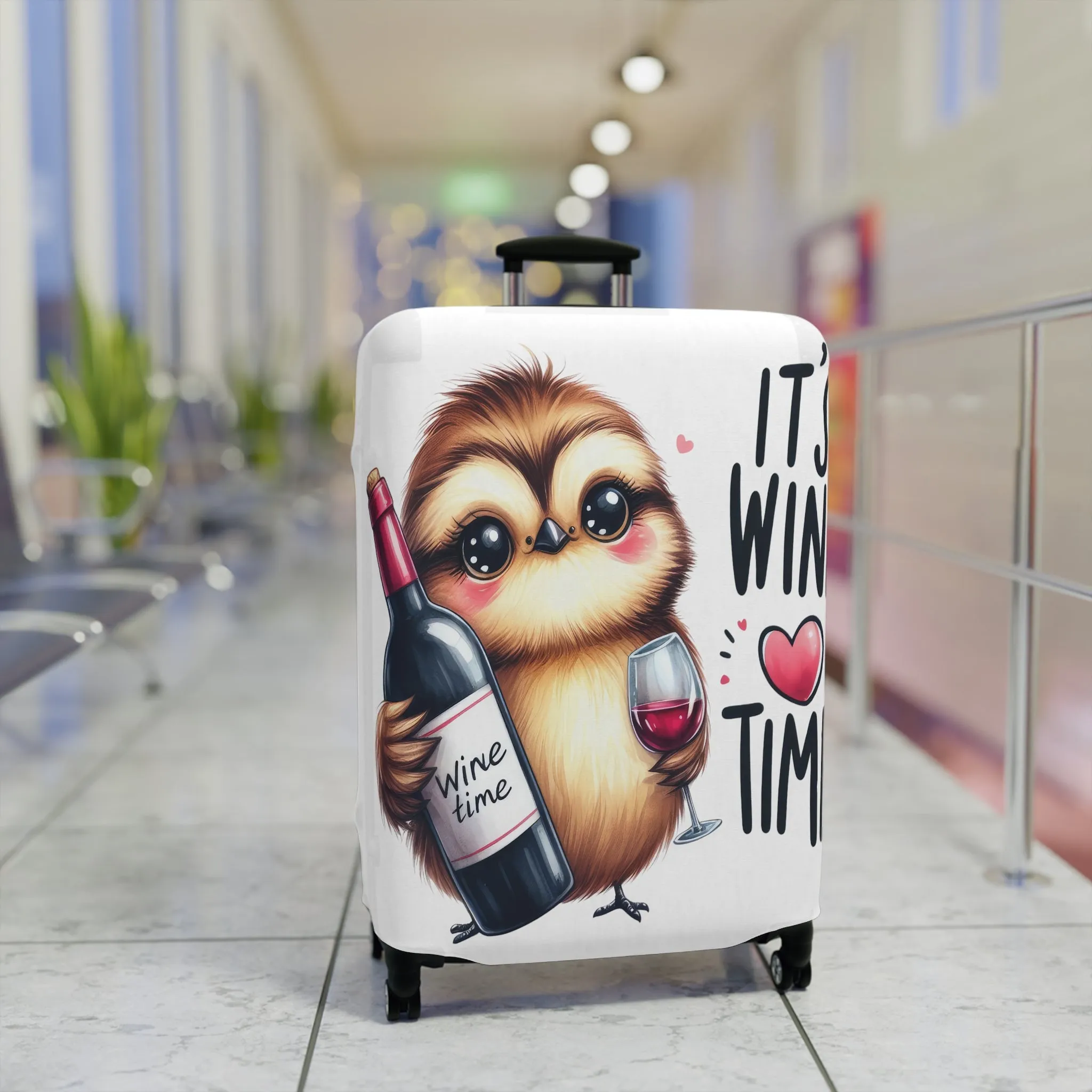 Luggage Cover, Cute Bird, awd-1640