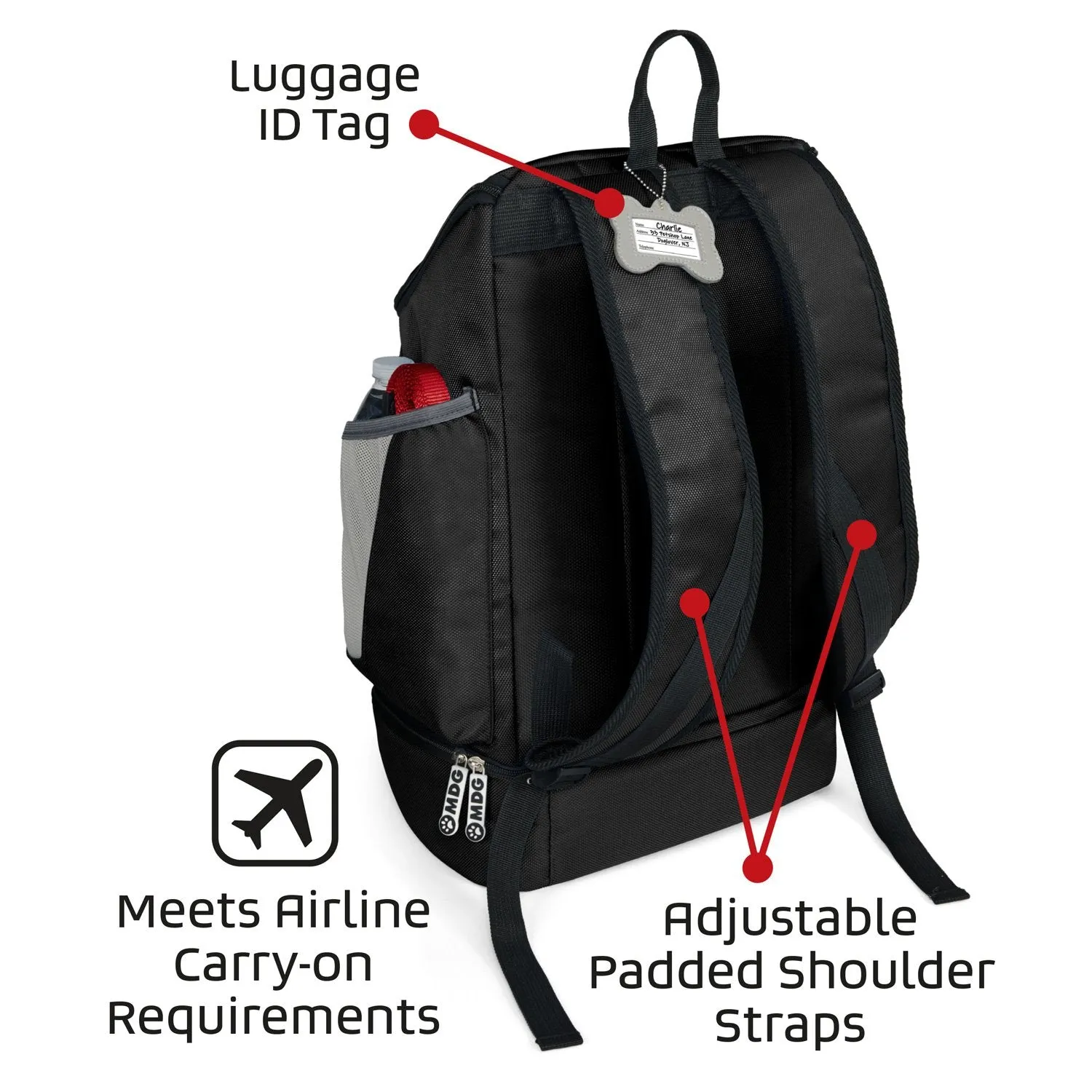 Mobile Dog Gear Drop Bottom Week Away® Backpack