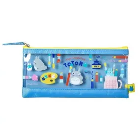 MOVIC Hayao Miyazaki 1221-11 Translucent Totoro Pencil Case Blue