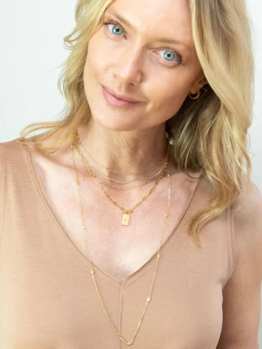 Multi Layer Delicate Necklace | Gold