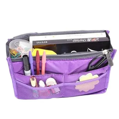 Multiple Pockets Cosmetic/Purse Organizer Bag