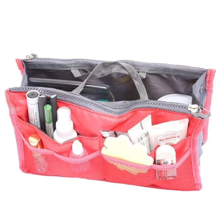 Multiple Pockets Cosmetic/Purse Organizer Bag