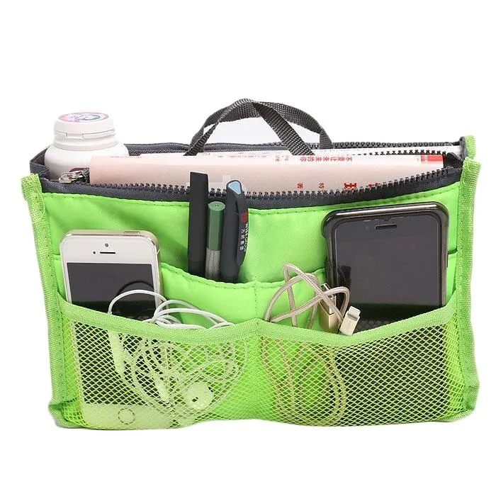 Multiple Pockets Cosmetic/Purse Organizer Bag