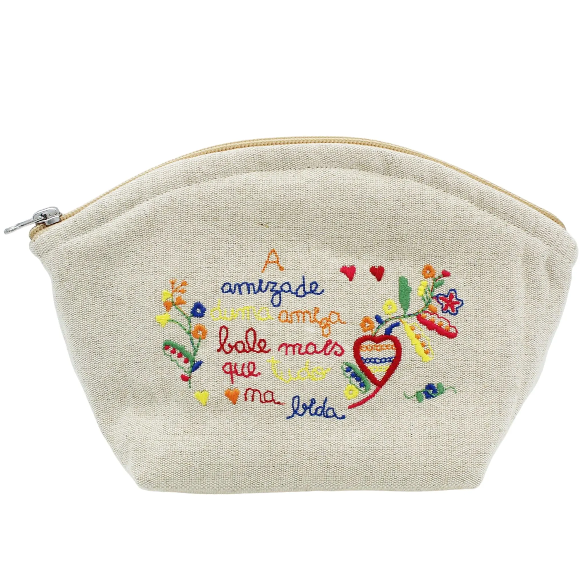 Namorados Valentine Linen Cosmetic/Toiletry Bag