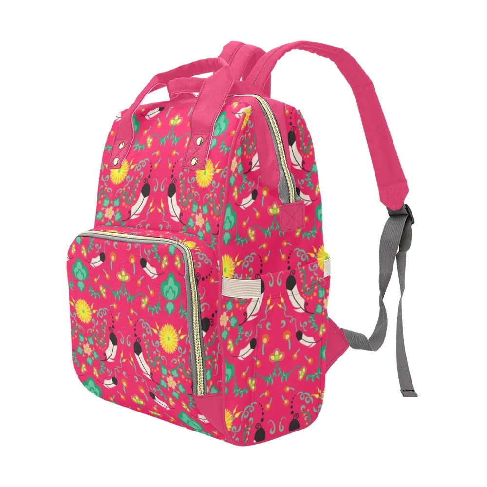 New Growth Pink Multi-Function Diaper Backpack/Diaper Bag