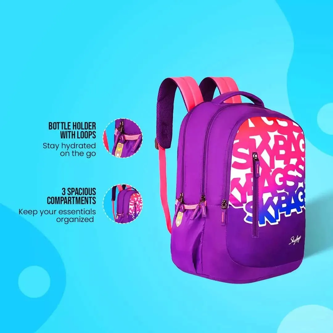 New Neon 23-05 School Backpack Purple (30 L)