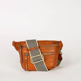 O MY BAG | Beck's Bum Bag - Cognac Stromboli Leather