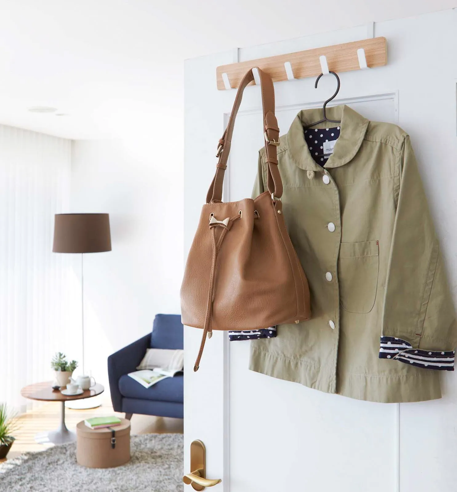 Over-the-Door Rack - Wood