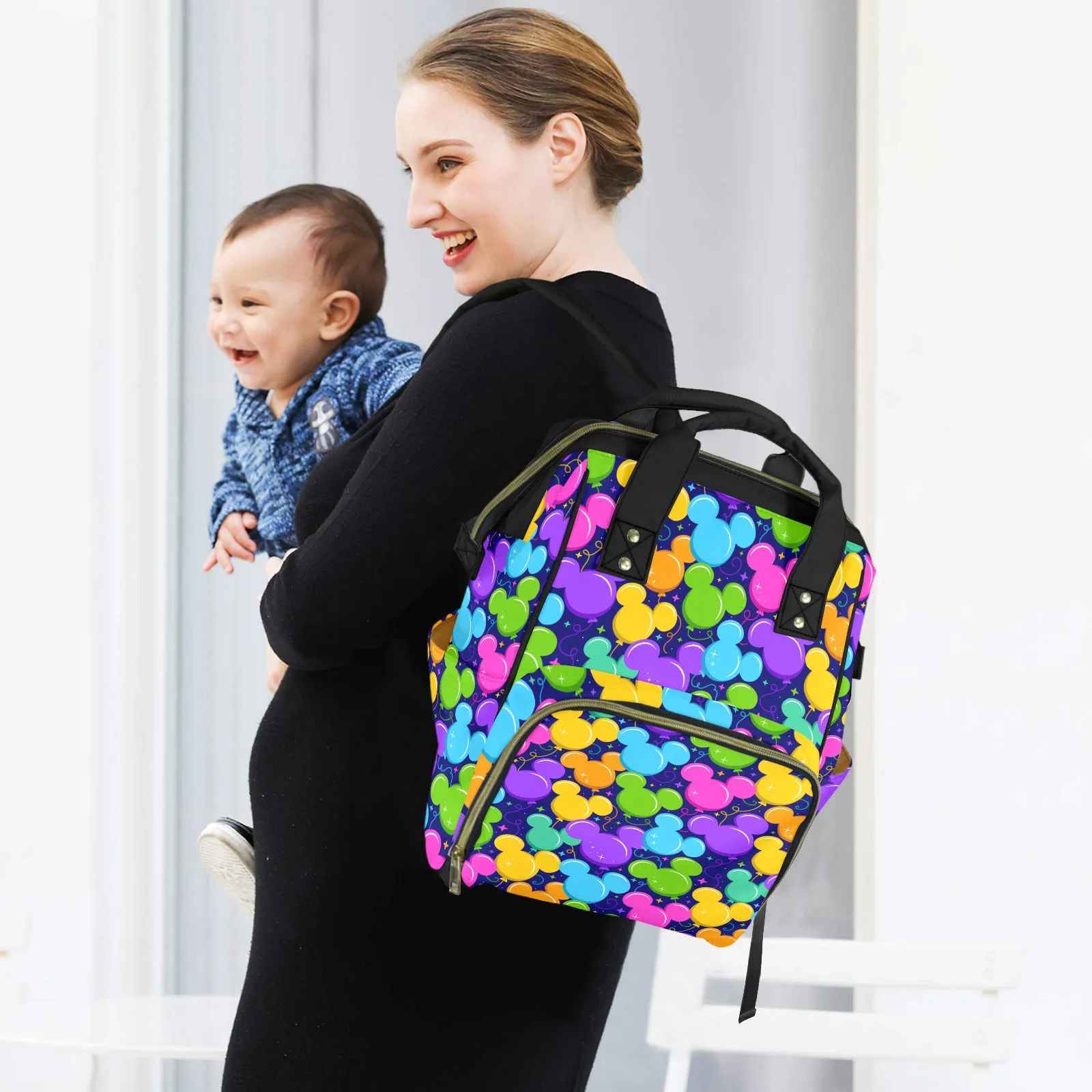 Park Balloons Multi-Function Diaper Bag