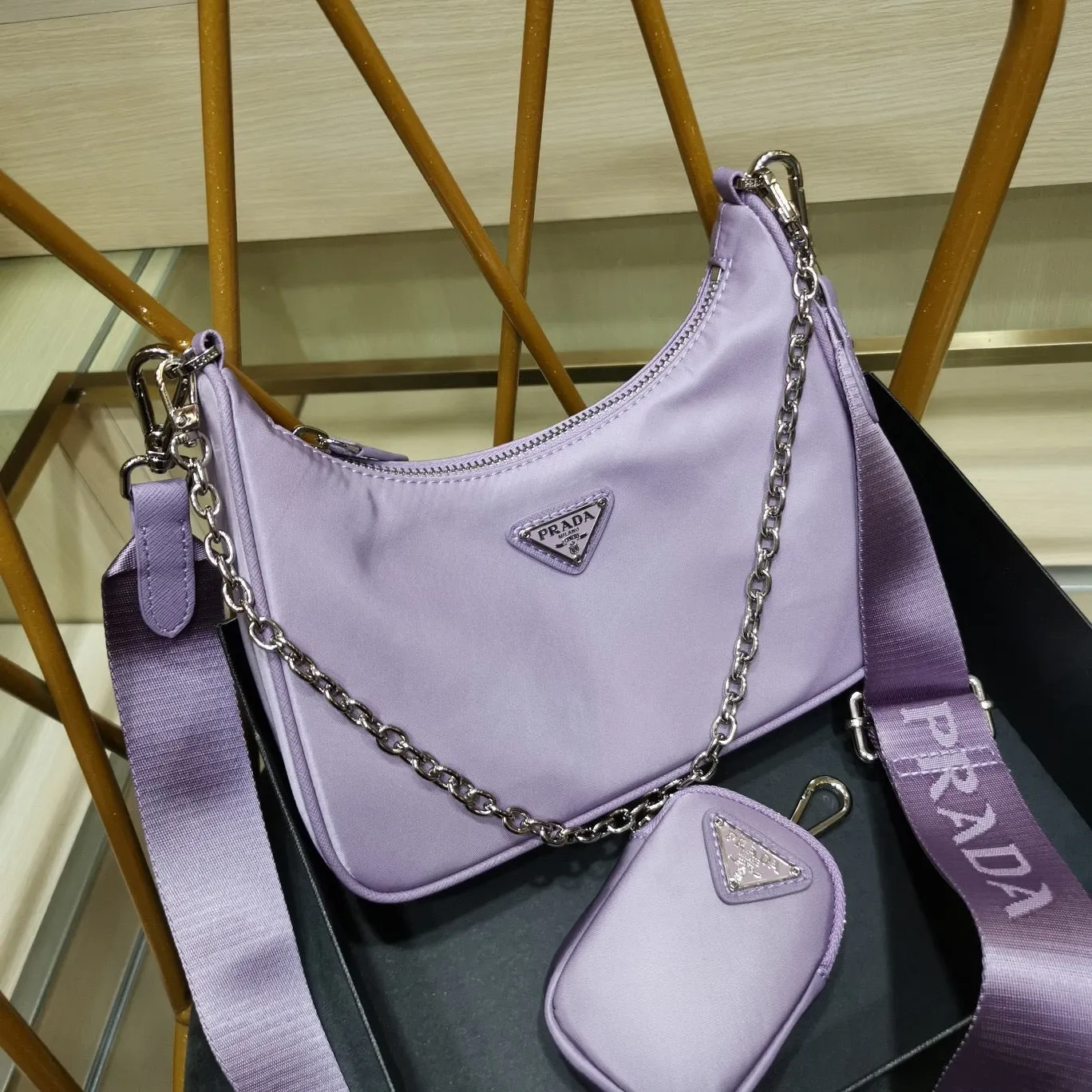 PD235  Prada Re-Edition 2005 Re-Nylon bag / 8.6x7.1x2.3inch