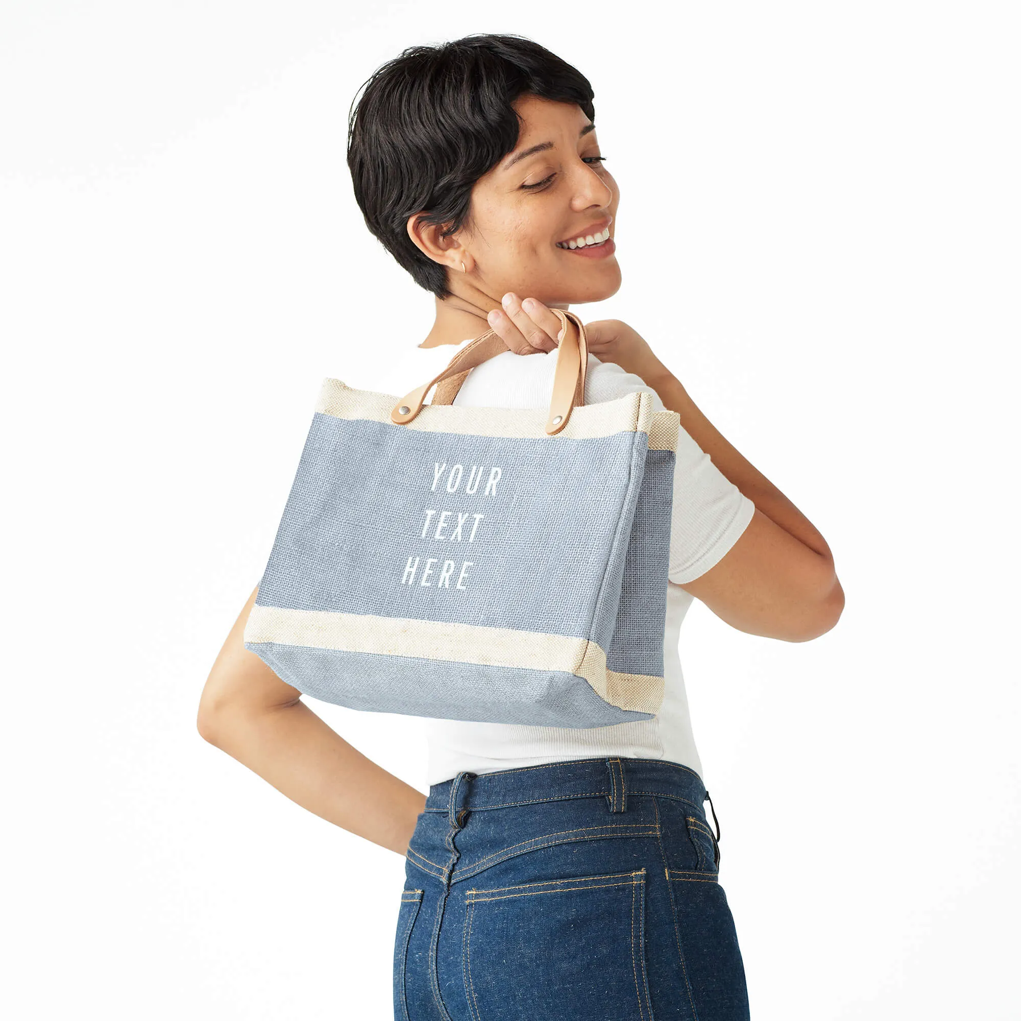 Petite Market Bag in Cool Gray - Wholesale