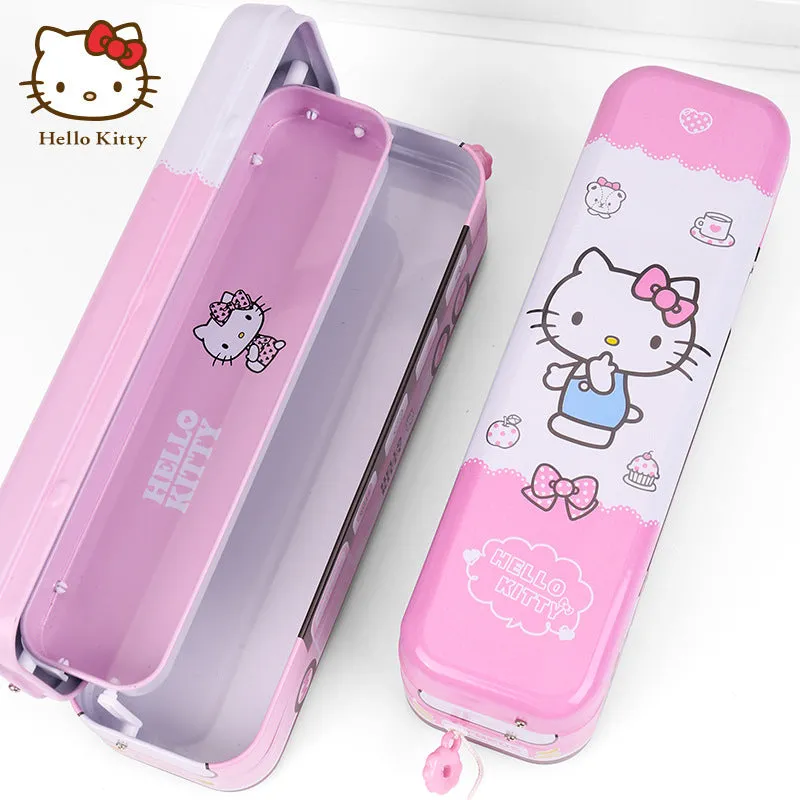 Pink Kitty Car Pencil Case