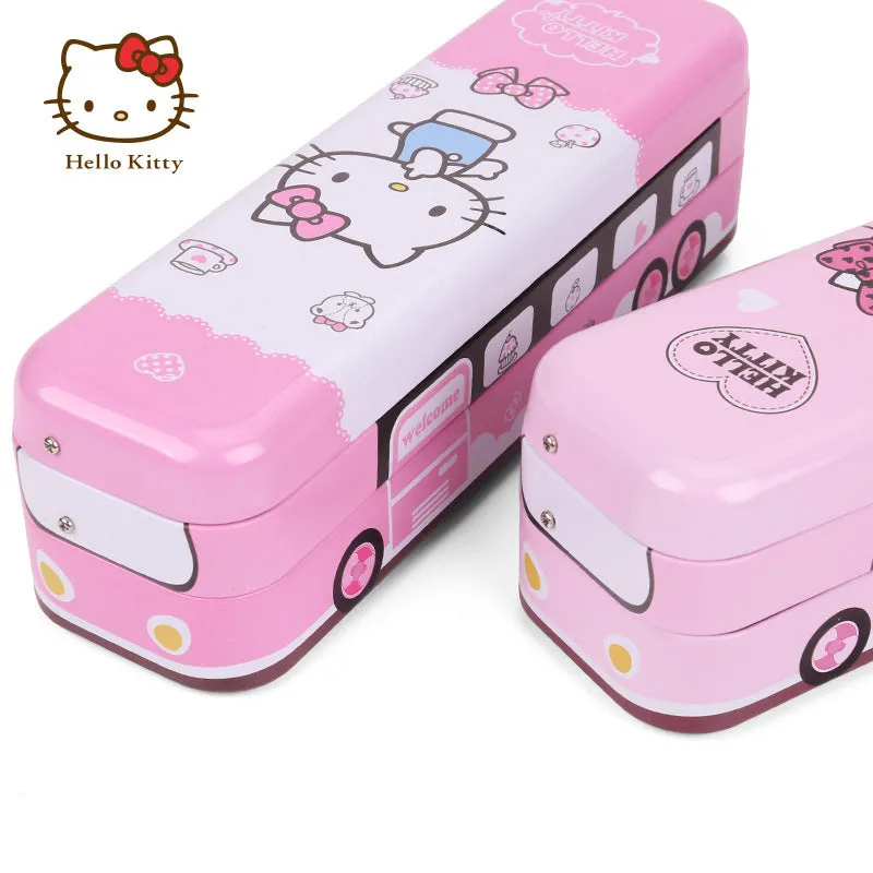 Pink Kitty Car Pencil Case