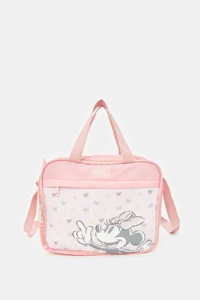 Pink Minnie Mouse Shoulder Diaper Bag