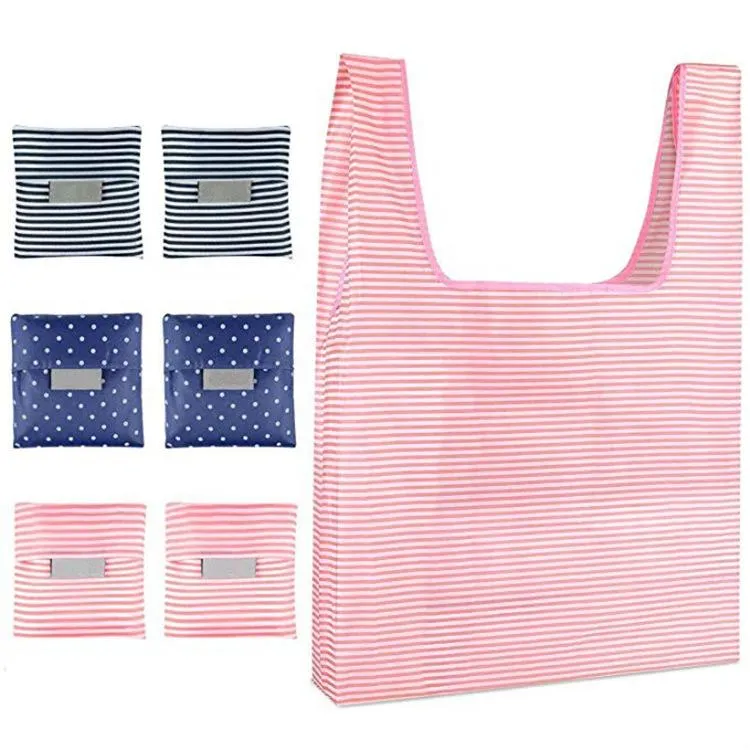 Portable folding shopping bag