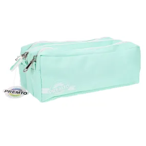 Premto - Pencil Case - 3 Pocket - Pastel - Mint Magic