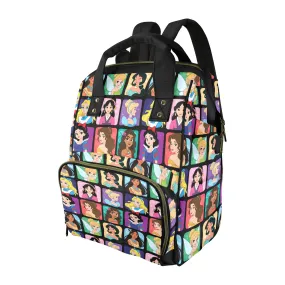 Princess Portraits Multi-Function Diaper Bag