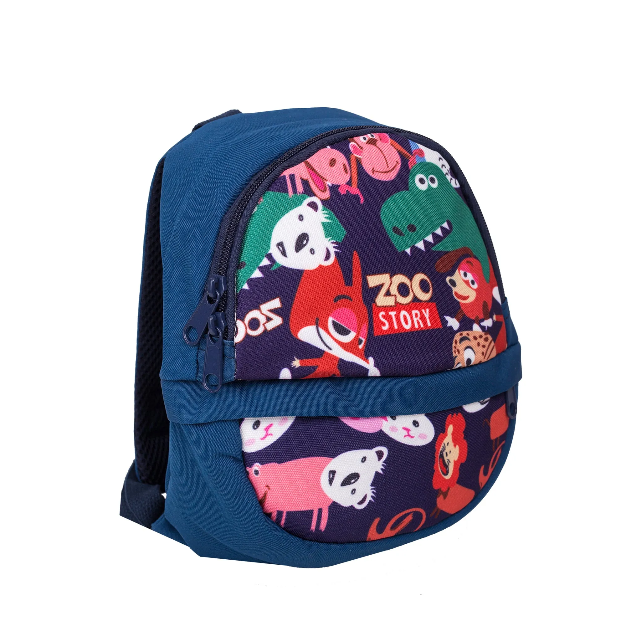 Printed Zoo Backpack - Blue