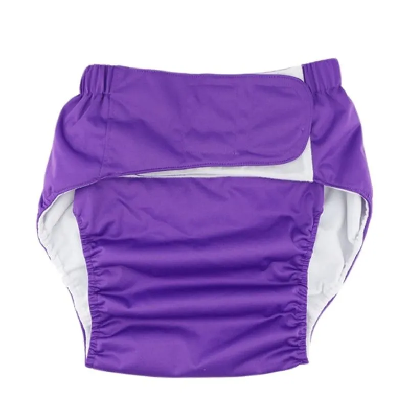 Purple Velcro Diaper