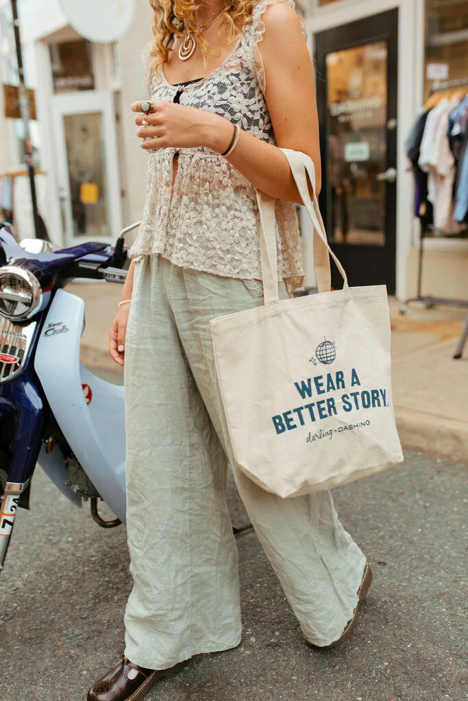 "Wear a Better Story" Rewards Tote Bag