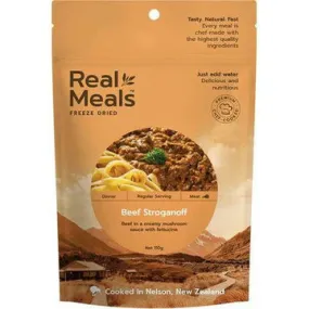 REAL MEALS BEEF STROGANOFF: 110G