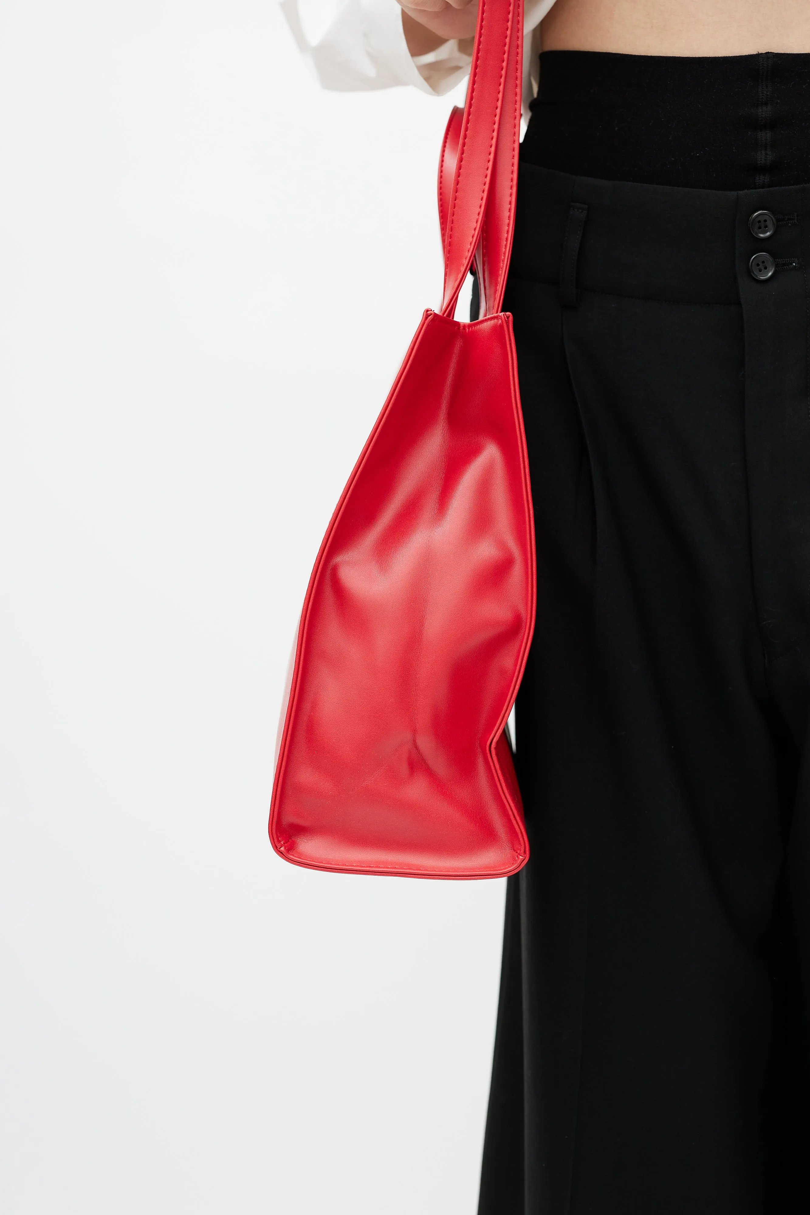 Red Medium Shopping Bag