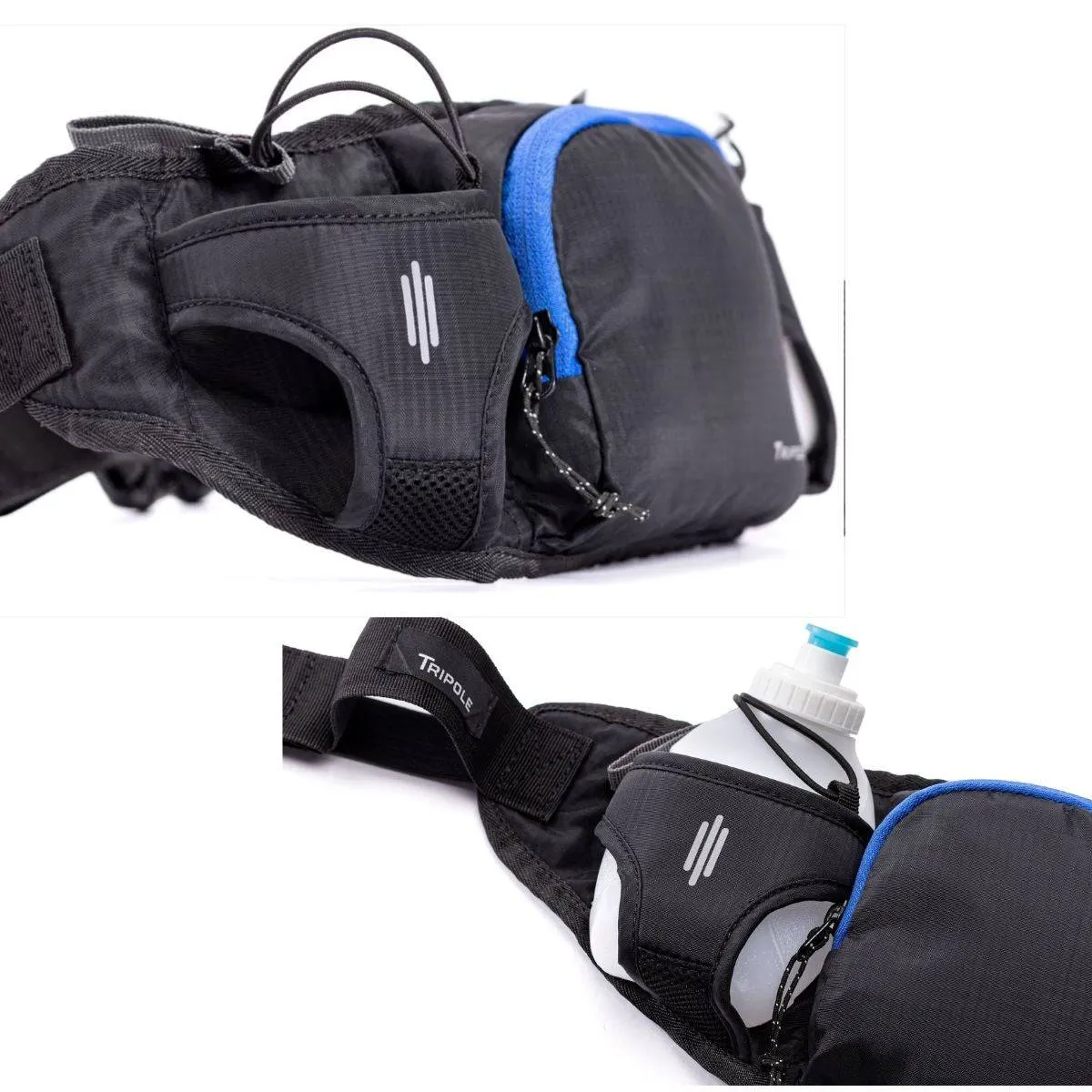 RunAqua Hydration Belt cum Waist Pack for Running and Cycling