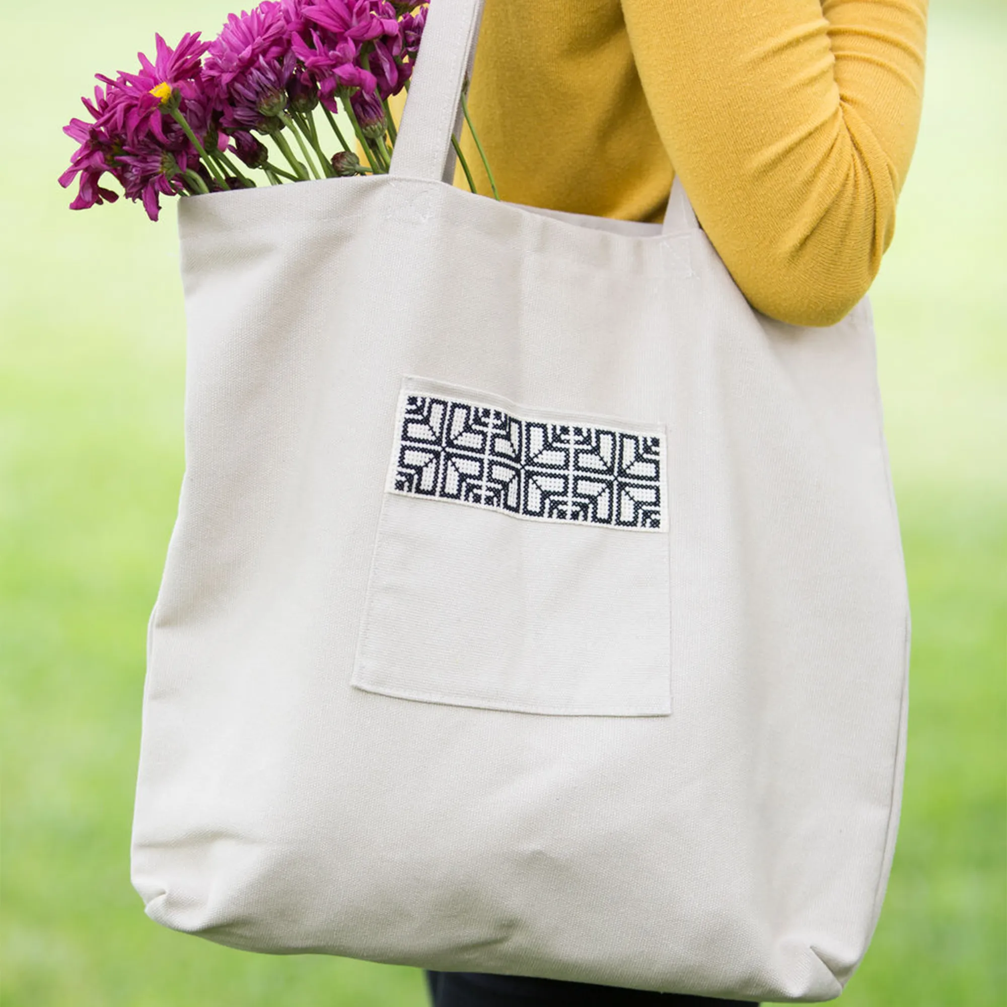 Sabah Market Tote - Cream