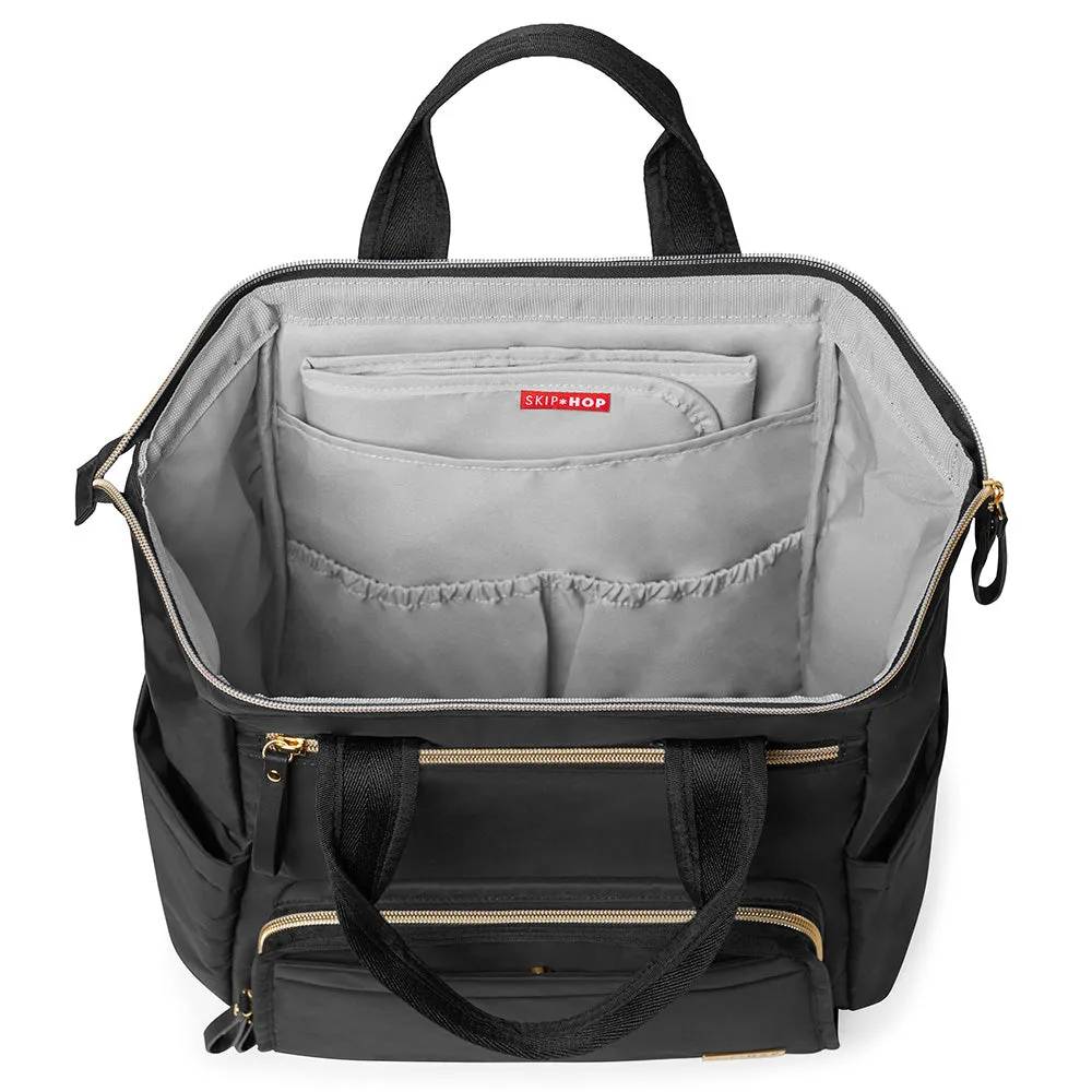 Skip Hop -Main Frame Wide Open Backpack - Black