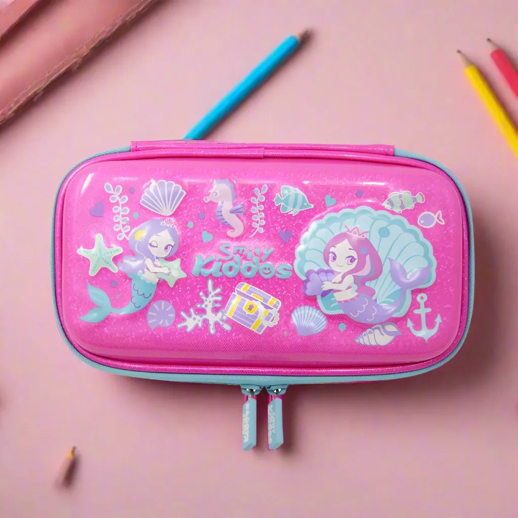 Smily Kiddos Fancy Mermaid Small Pencil Case Pink