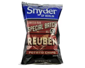 Snyder of Berlin "Limited Run" No. 58 Reuben Flavored Potato Chips 9 oz. Bag