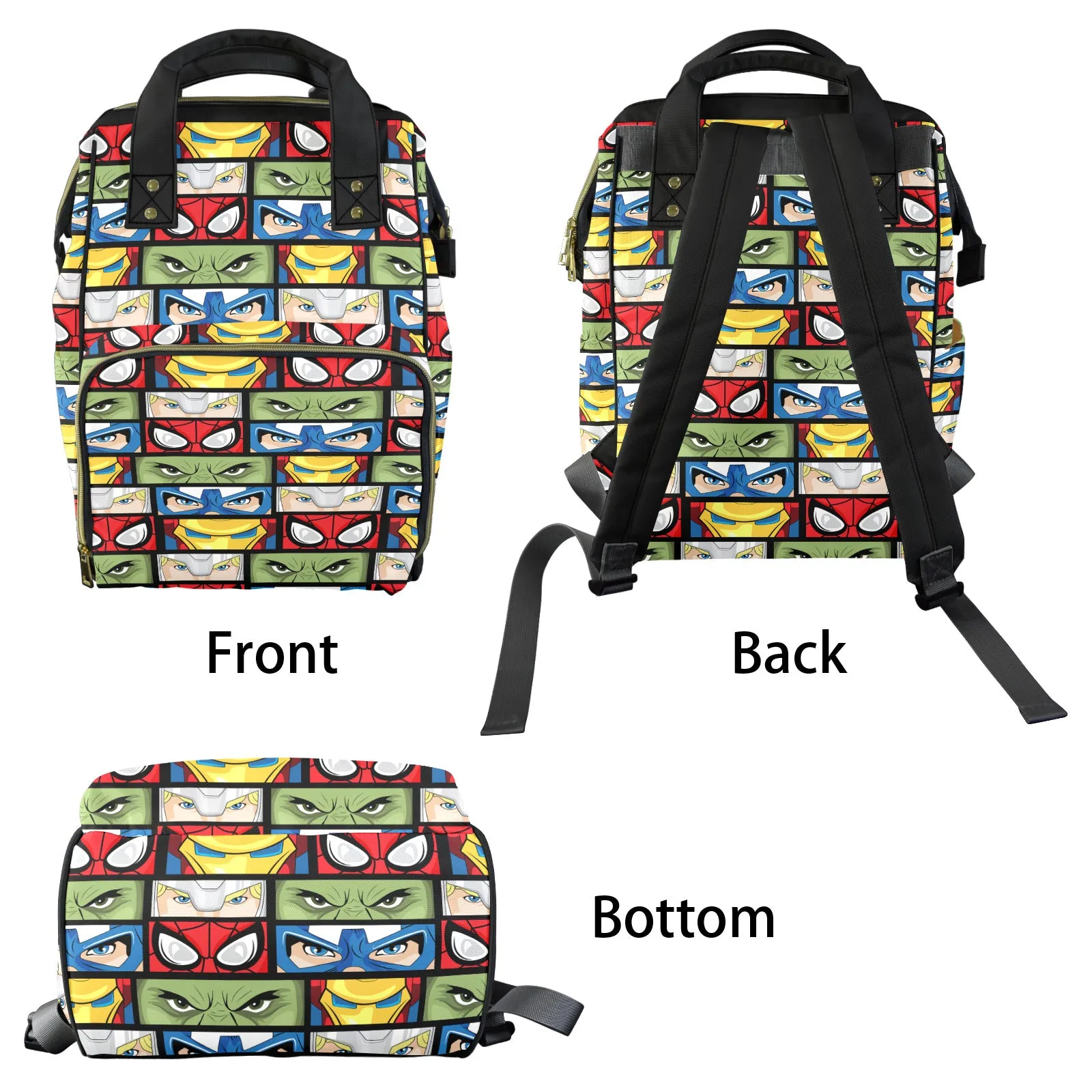 Super Hero Eyes Multi-Function Diaper Bag