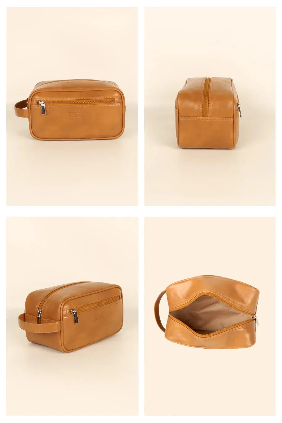 The House of Ganges - Hurst Vegan Leather Toiletry Bag