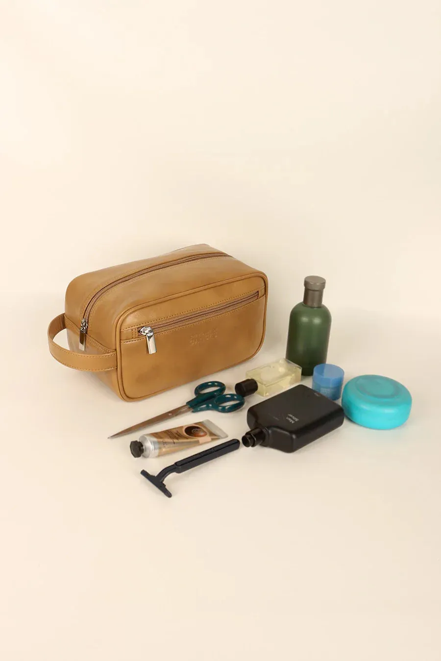 The House of Ganges - Hurst Vegan Leather Toiletry Bag