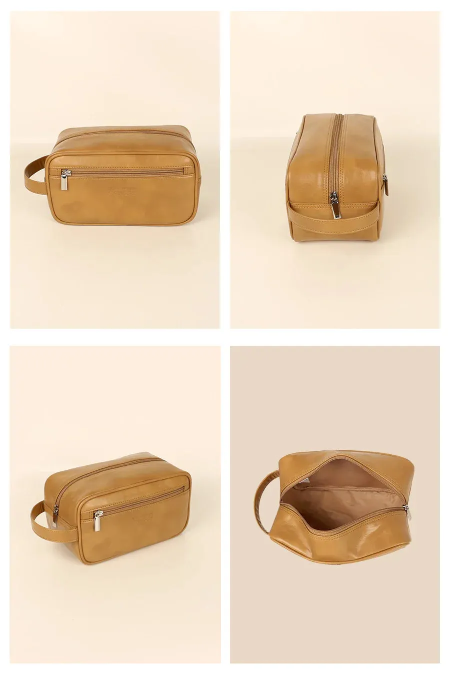 The House of Ganges - Hurst Vegan Leather Toiletry Bag