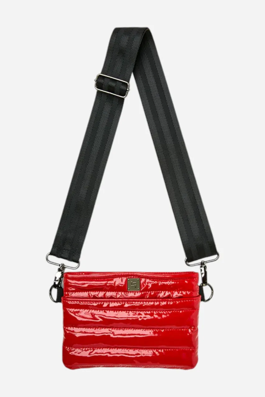 THINK ROYLN Bum Bag/Crossbody in Lipstick Patent