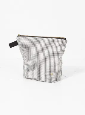 Toiletry Bag PM Black & White Check