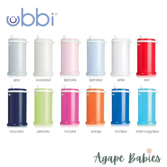 Ubbi Steel Diaper Pail - 6 Colours