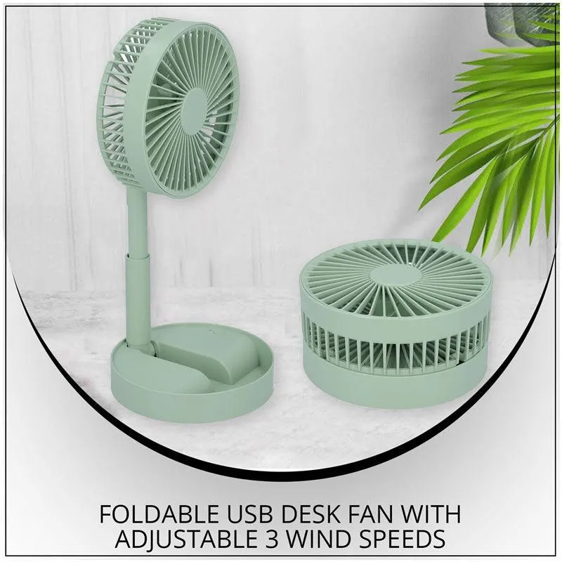 USB Rechargeable Folding Fan F12-8-389