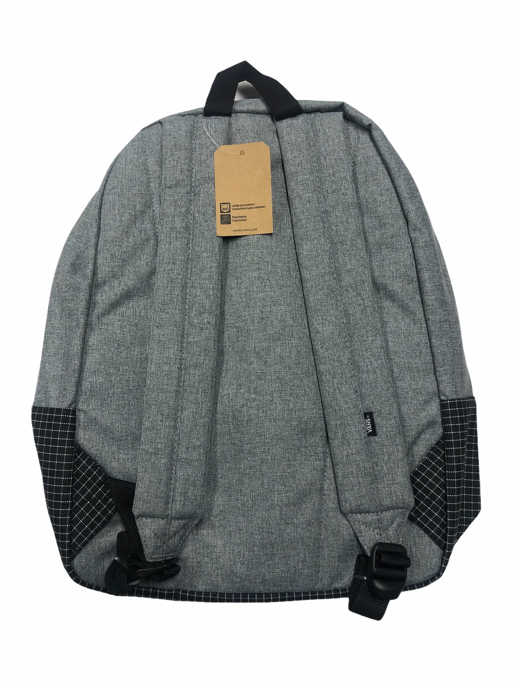 VANS BACKPACK GREY/BLACK