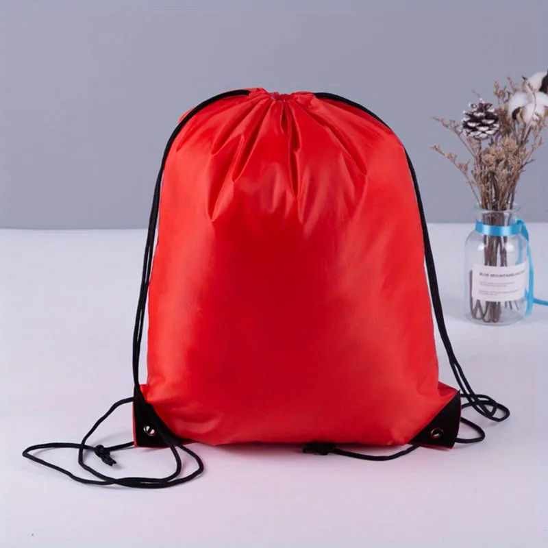 Vibrant Drawstring Bag Perfect for Sport and Shopping