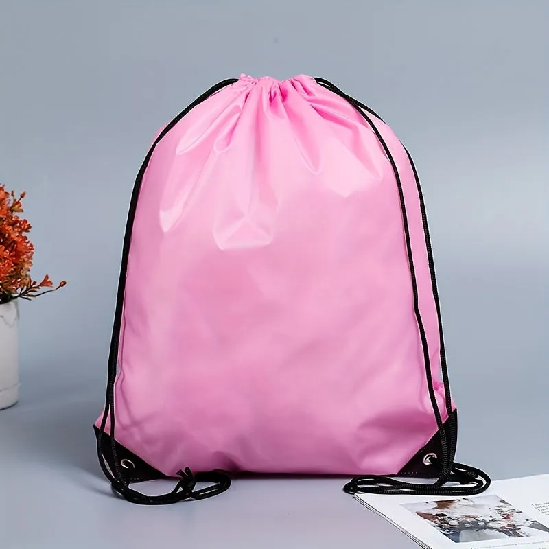 Vibrant Drawstring Bag Perfect for Sport and Shopping