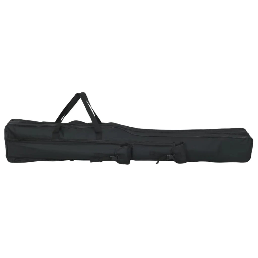 vidaXL Fishing Rod Bag Black 150 cm Oxford Fabric