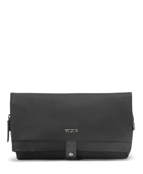 VOYAGEUR Blake Cosmetic Pouch - Black/Gunmetal