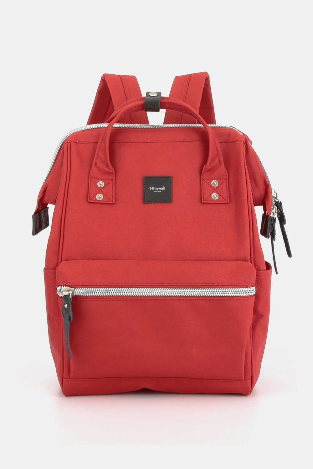 Water Resistant Canvas Backpack Bag with Side Pockets