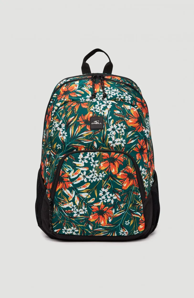 Wedge Backpack | Flower Wall