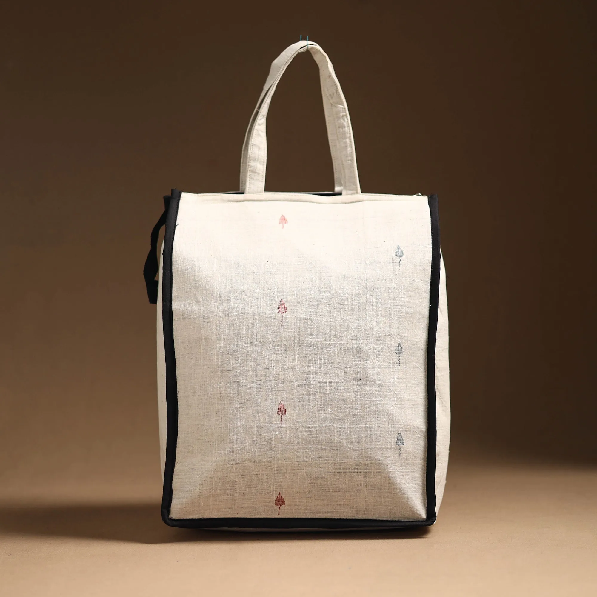 White - Handcrafted Cotton Shopping Bag 13