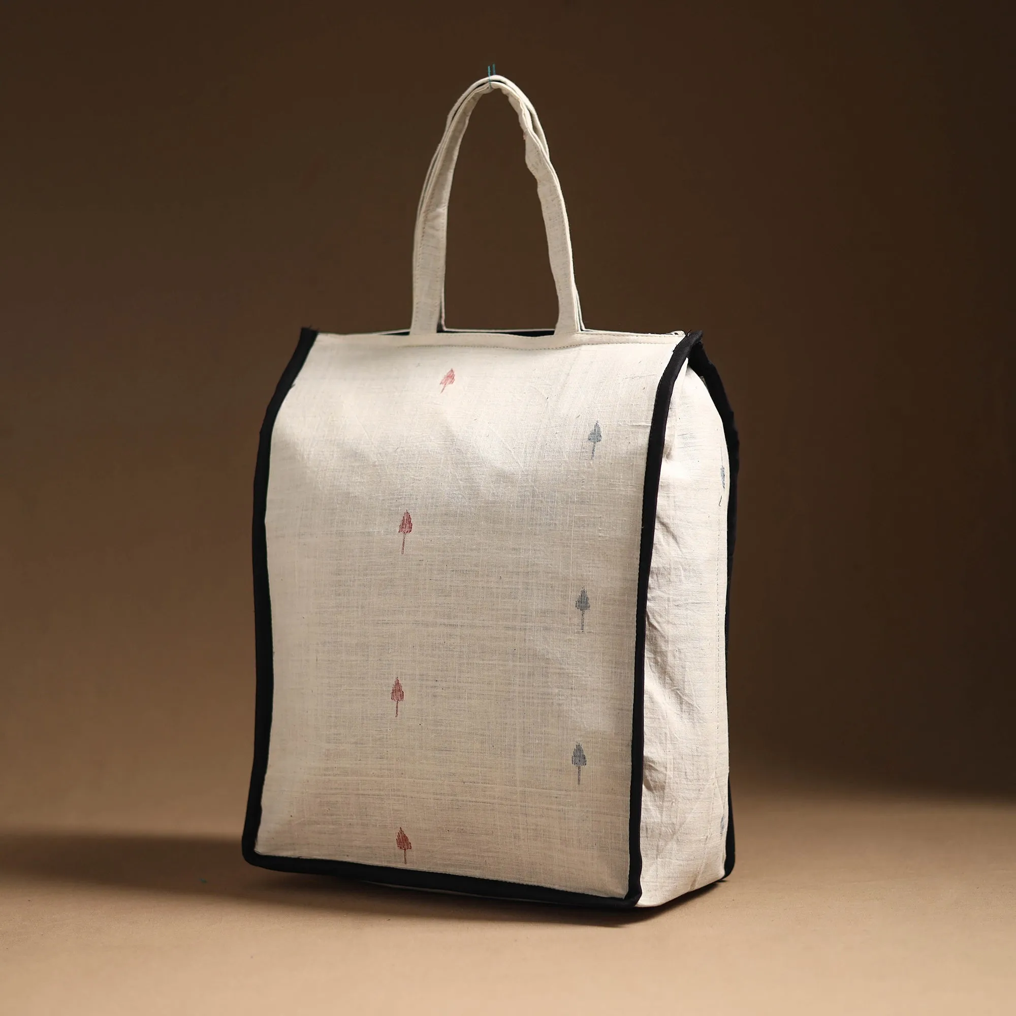 White - Handcrafted Cotton Shopping Bag 13